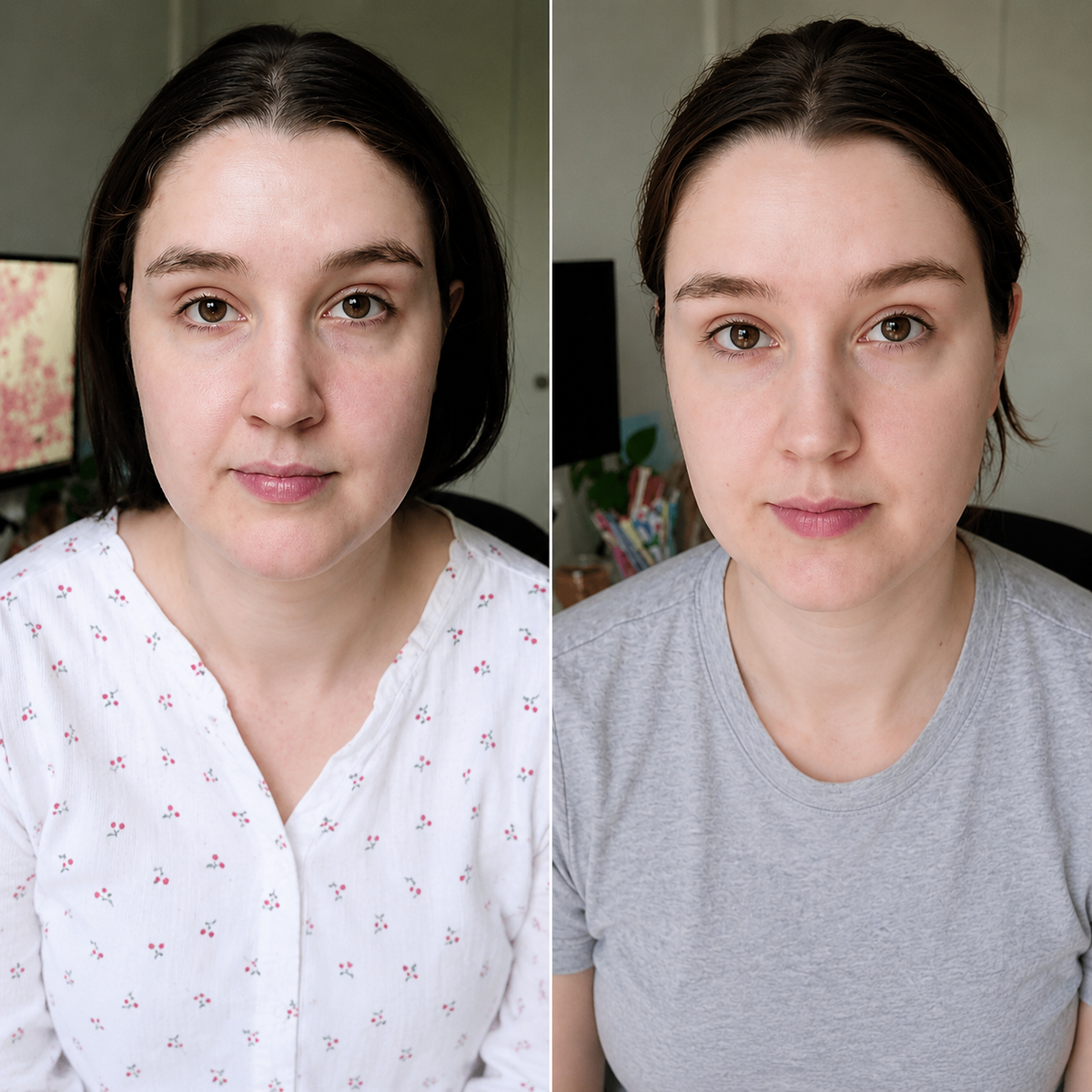 Before and after for Sara