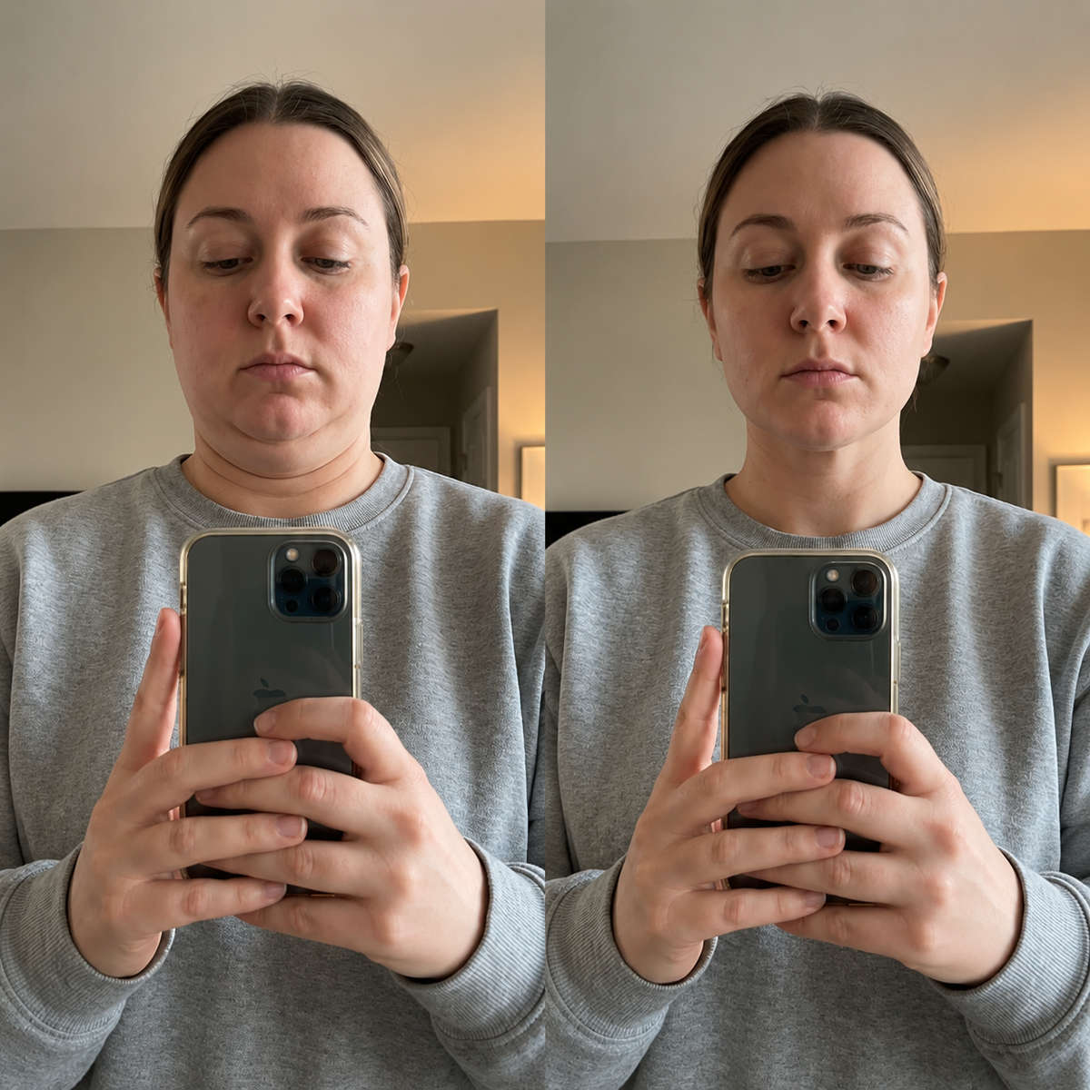 Before and after for Olivia